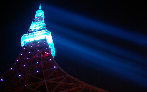 世界糖尿病デー　東京タワー